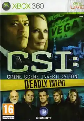 CSI Deadly Intent (USA) box cover front